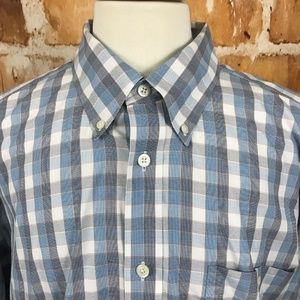 Orvis Men's Button Down Long Sleeve Plaid Shirt